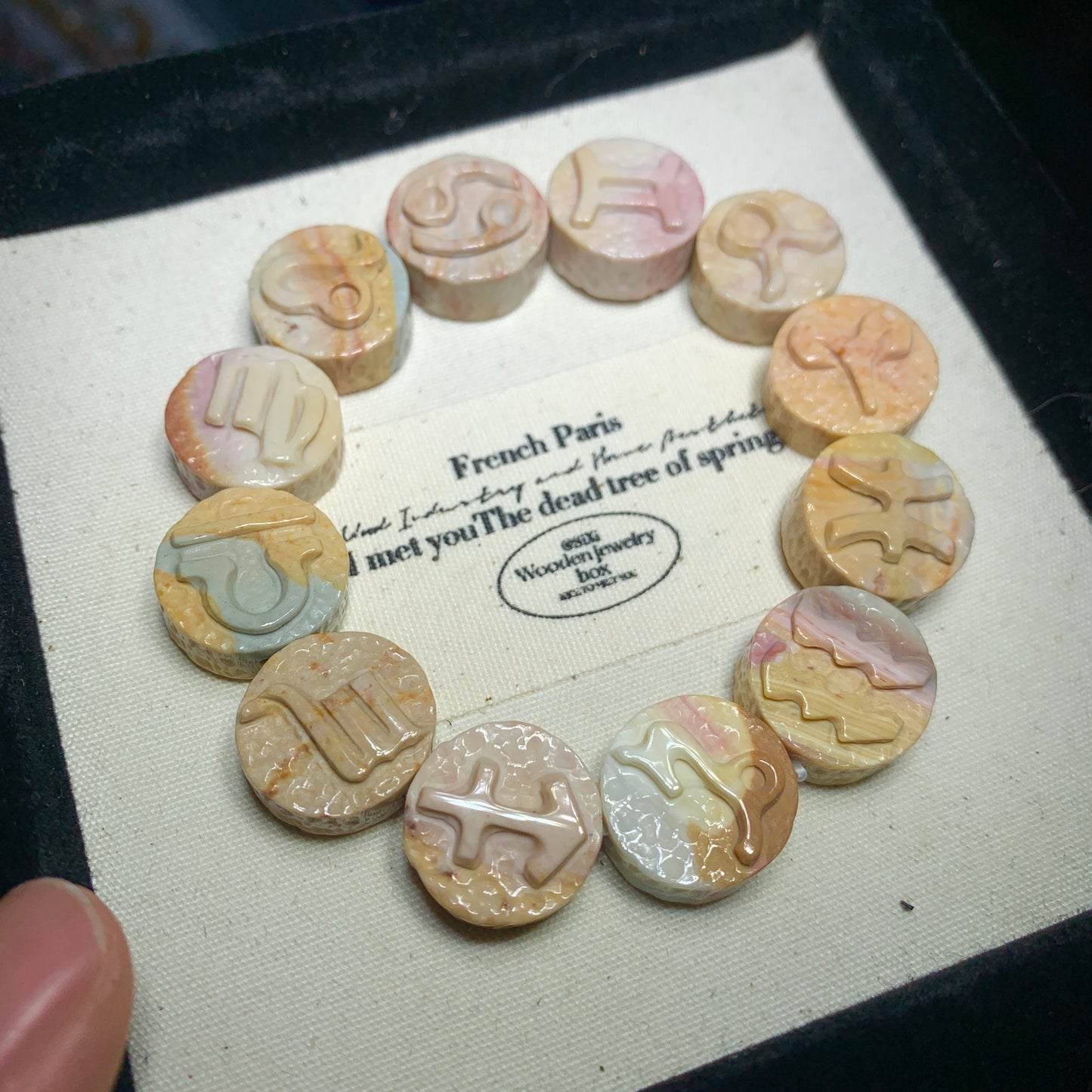 【Alashan agate bracelets】12 Zodiac Signs 12星座手串