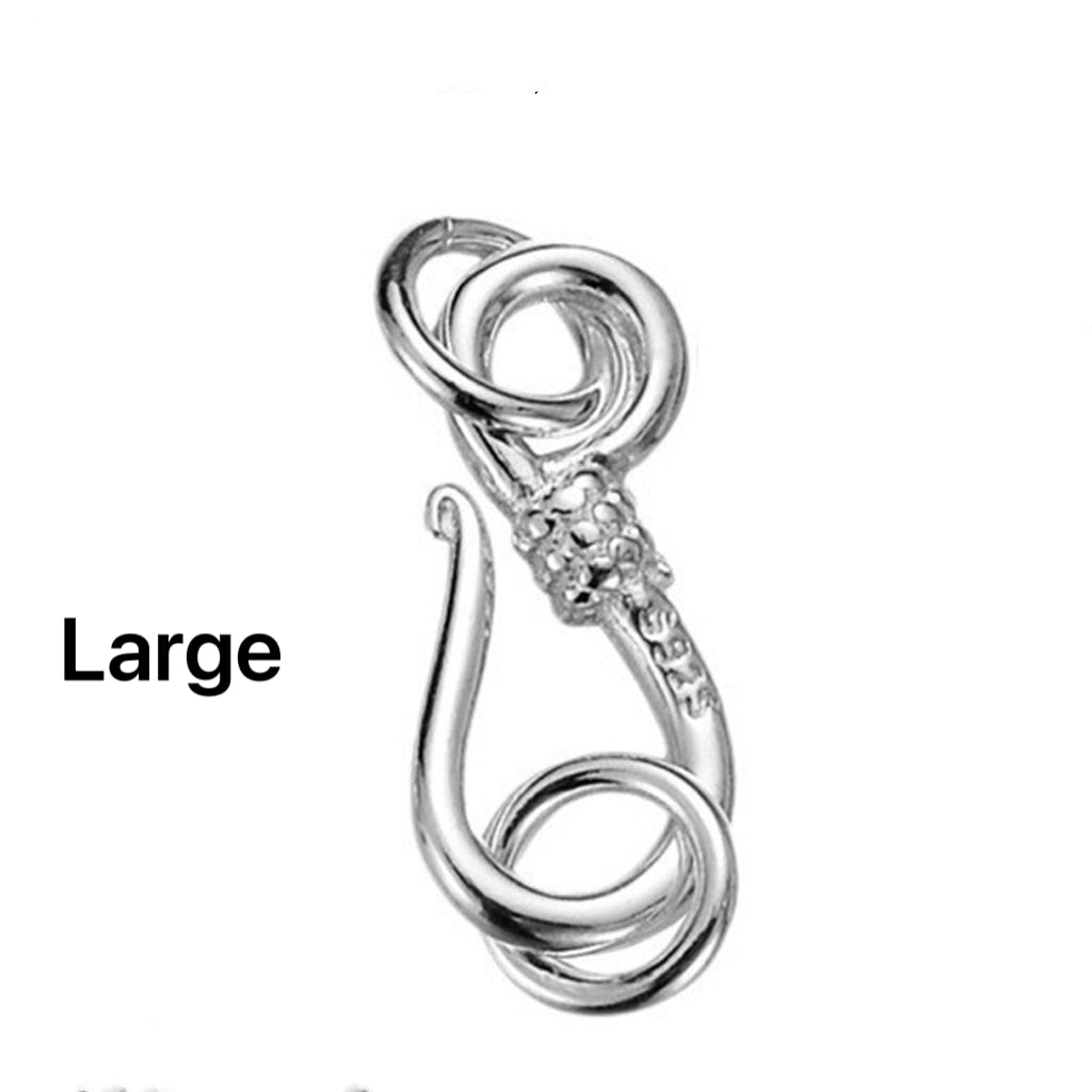 S925 Sterling Silver Figure-8 Clasp/Jewelry Clasp Accessory