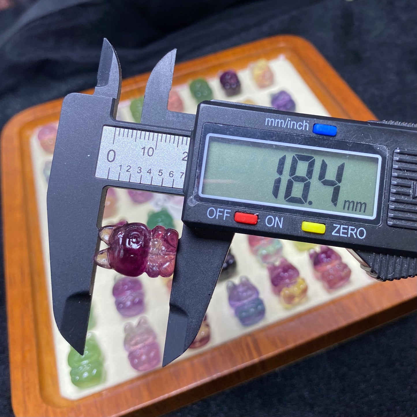 Fluorite Labubu carvings