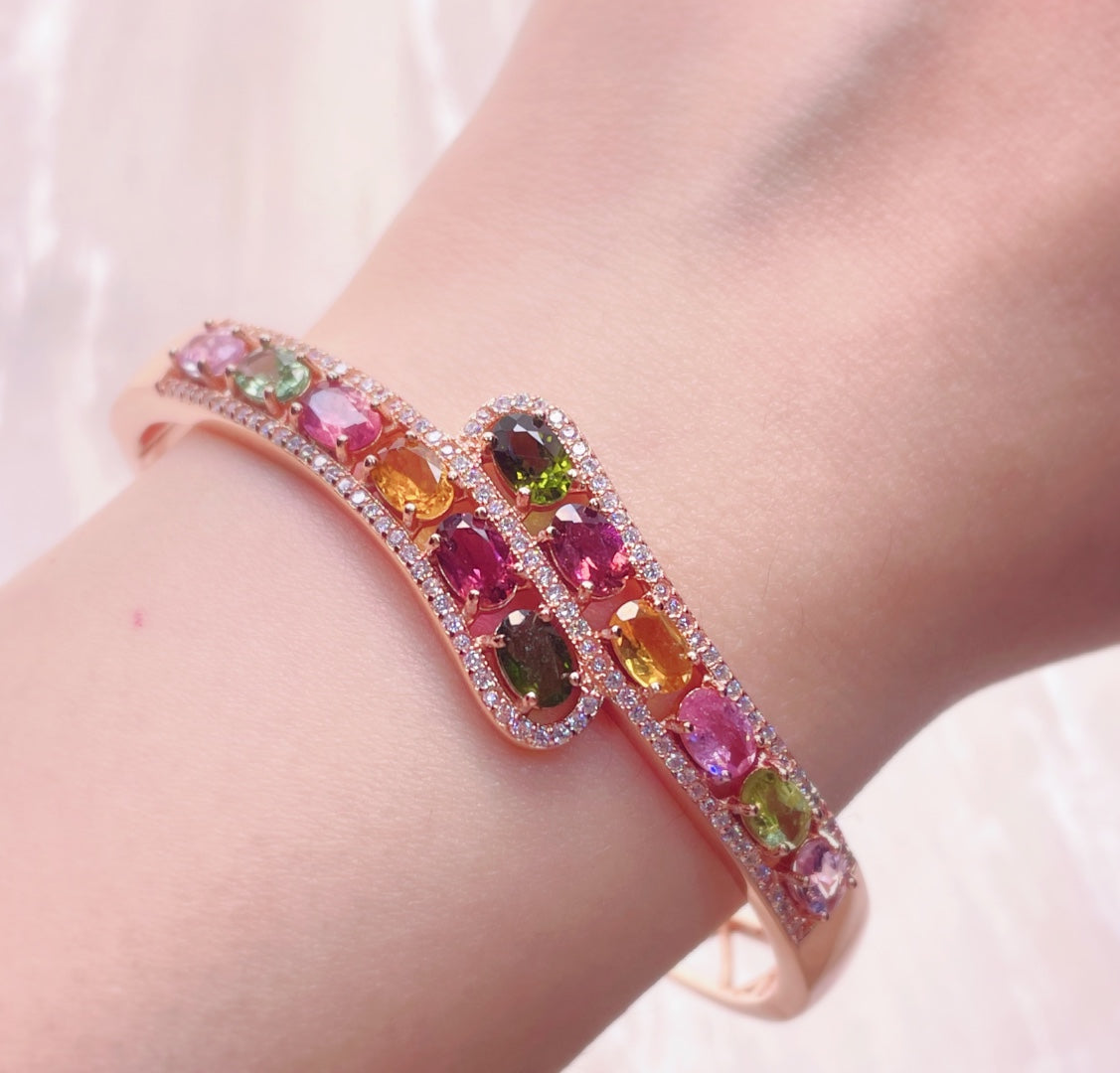 New Plus+ Edition: Oversized Natural Tourmaline Bracelet