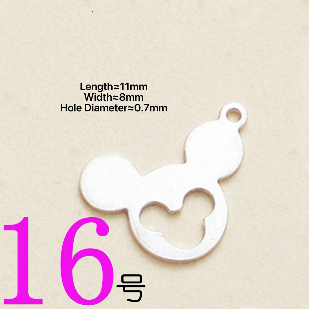 S925 Sterling Silver Extension Chain Pendant Accessory