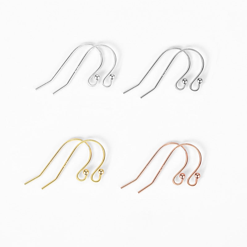 [S925] Ear Hooks for DIY Silver Earrings Jewelry Making Accessories