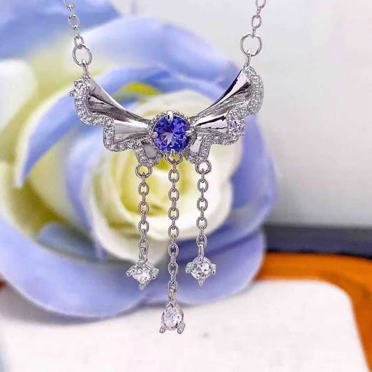 Natural Tanzanite Necklace