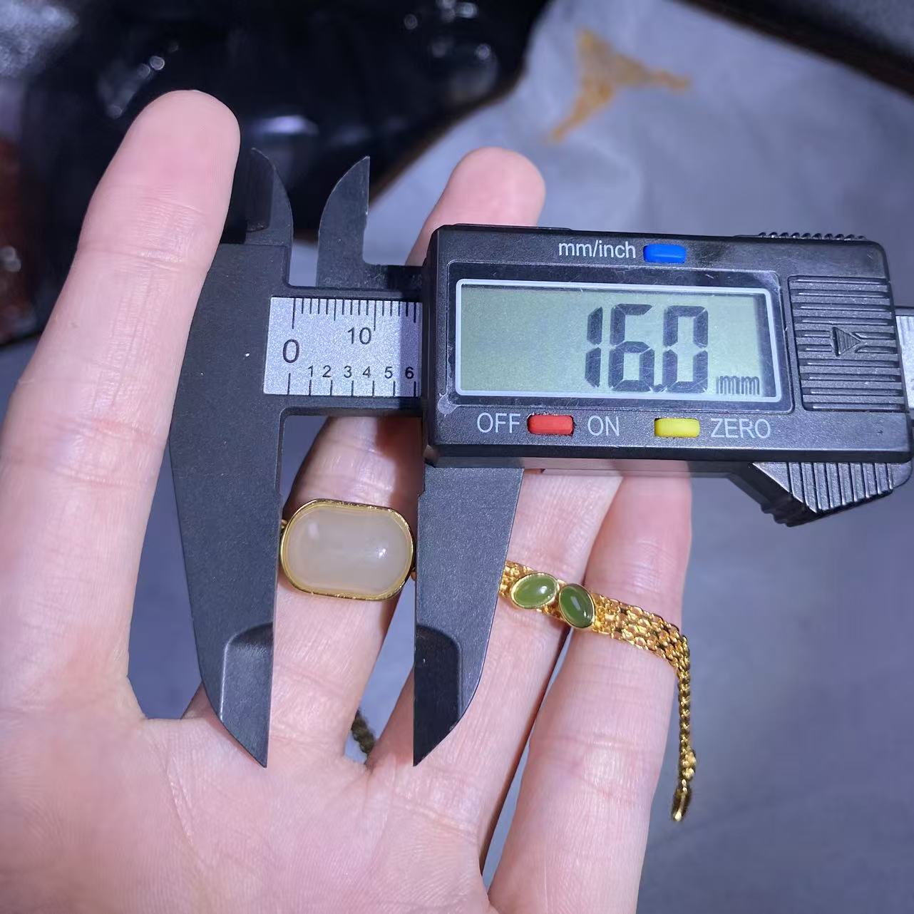 Saddle Green Jade Bracelet