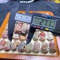 Natural Alashan Agate Mermaid Carved charms