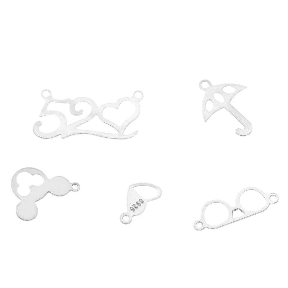 S925 Sterling Silver Extension Chain Pendant Accessory