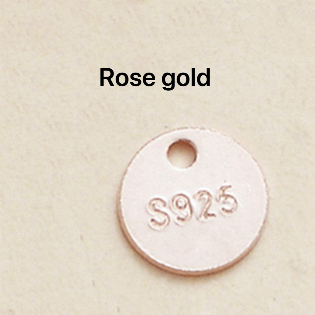 S925 Sterling Silver Round Pendant