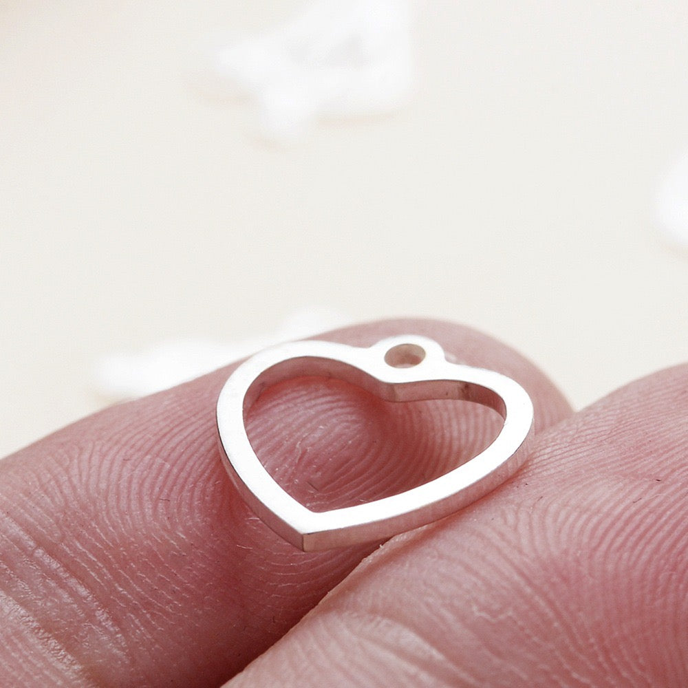 S925 Sterling Silver Heart/Cross DIY Accessories