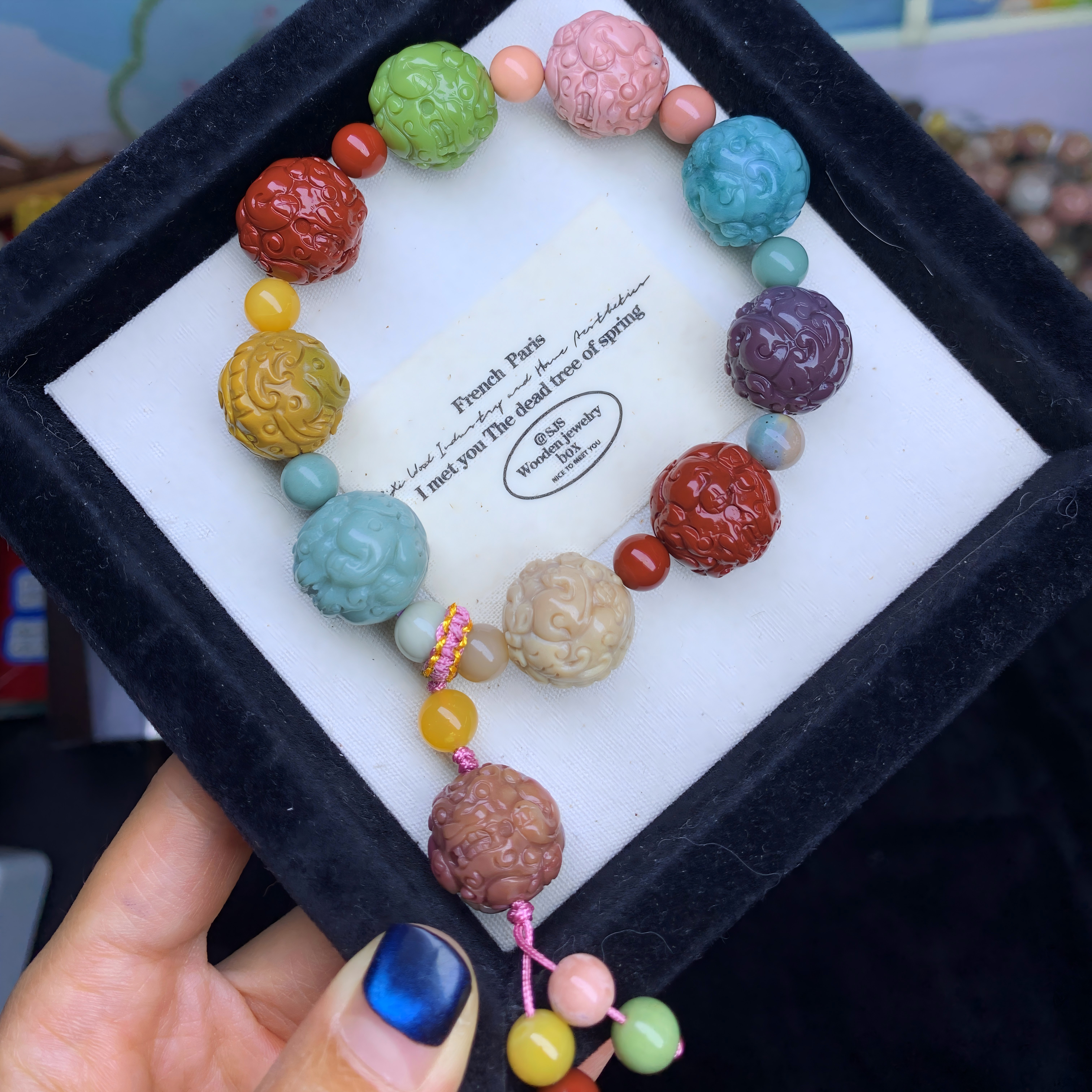 Alashan Agate DIY bracelets