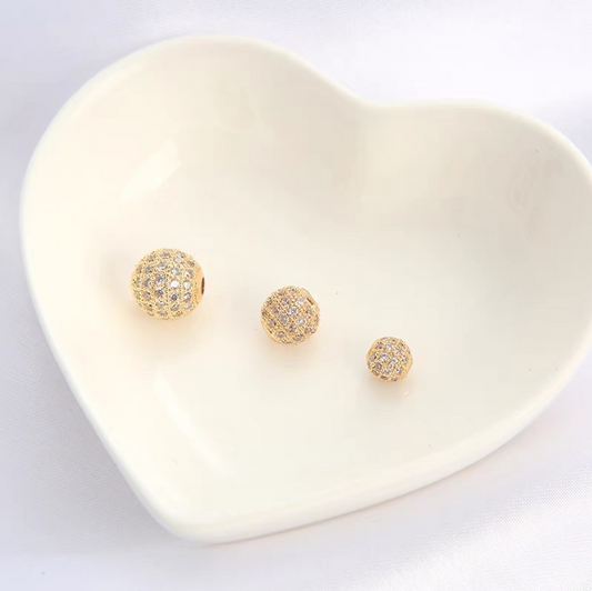 【Spacers】balls spacers 满锆珠C 6mm/8mm/10/mm