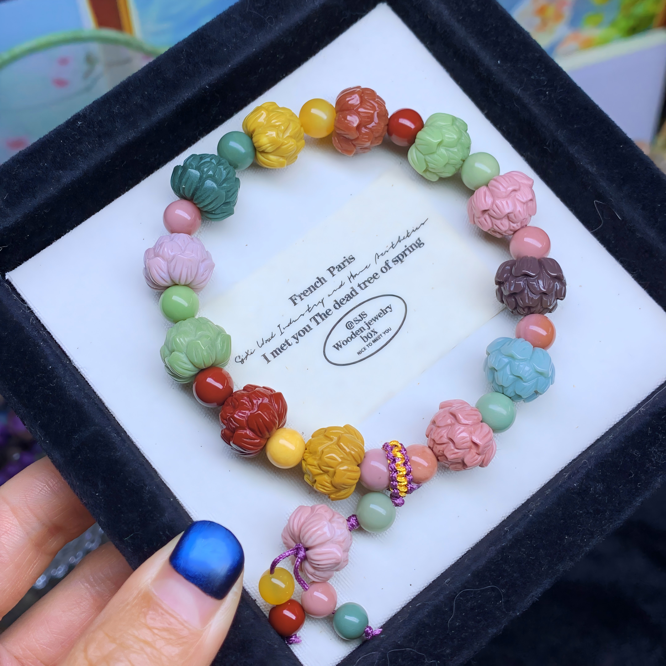 Alashan Agate DIY bracelets