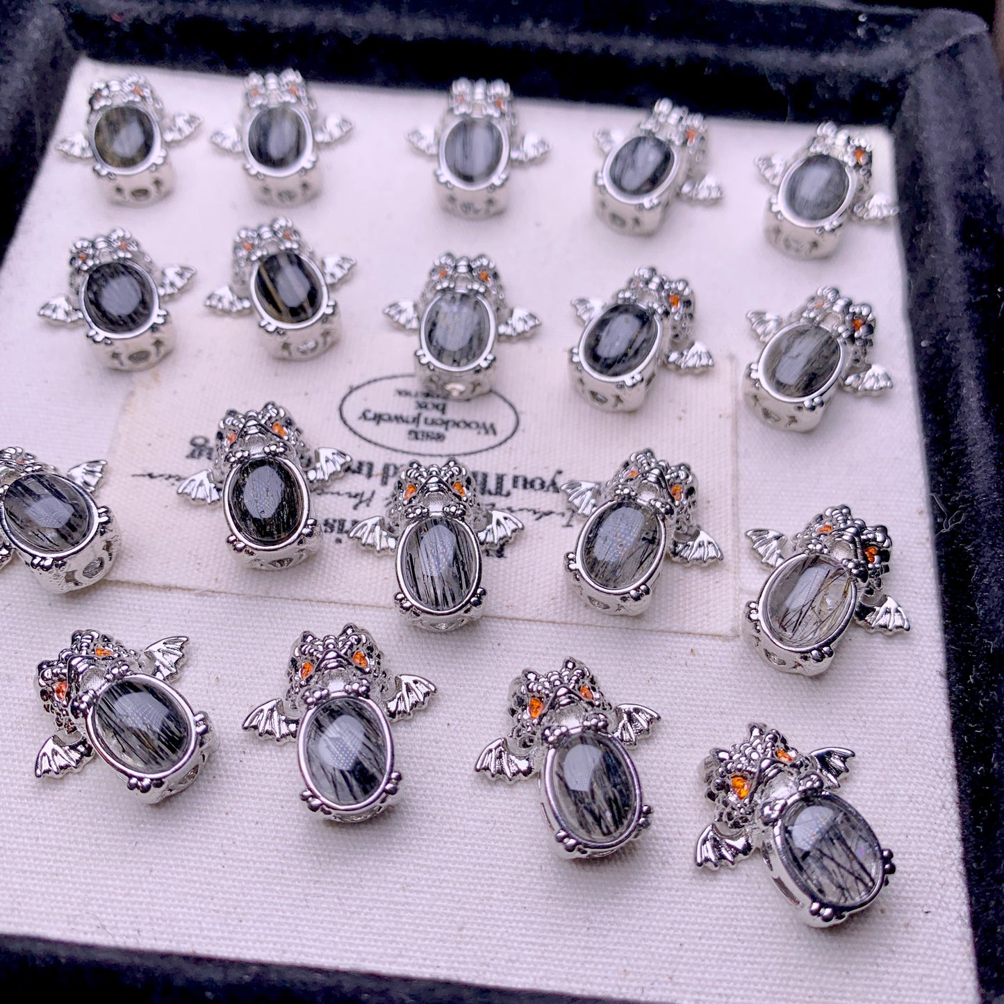 【Black Rutilated Quartz】dragon baby box 15mm+