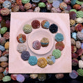 【5PCS】Alashan agate rose flowers