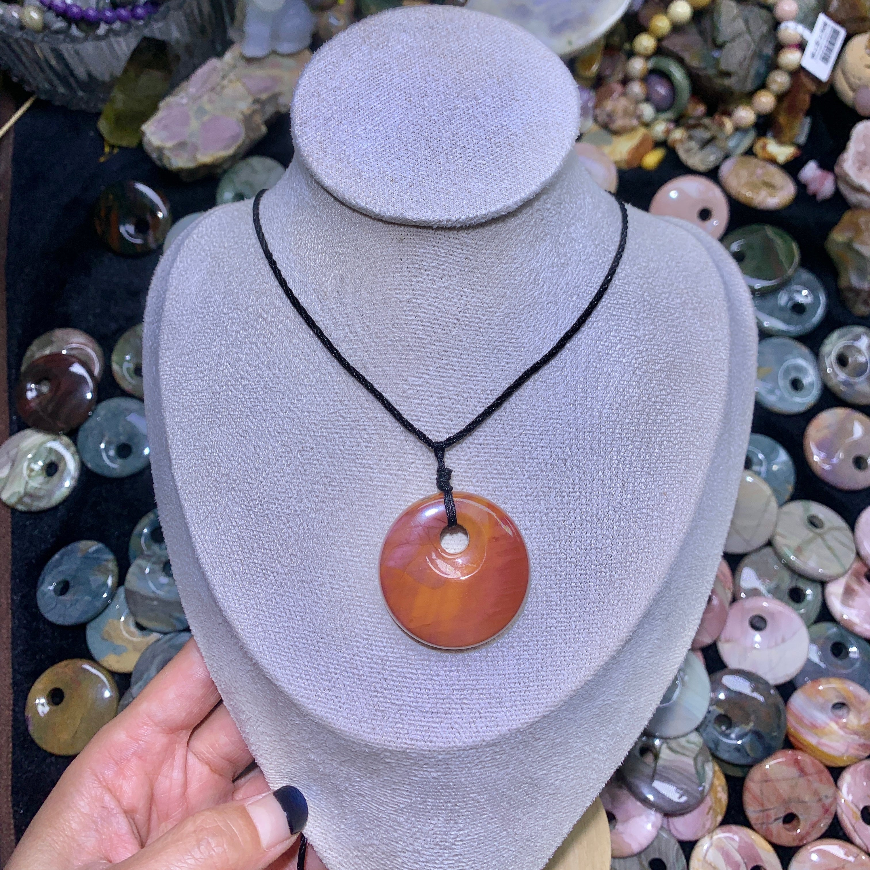 【5PCS】Alashan Agate Princess Buckle