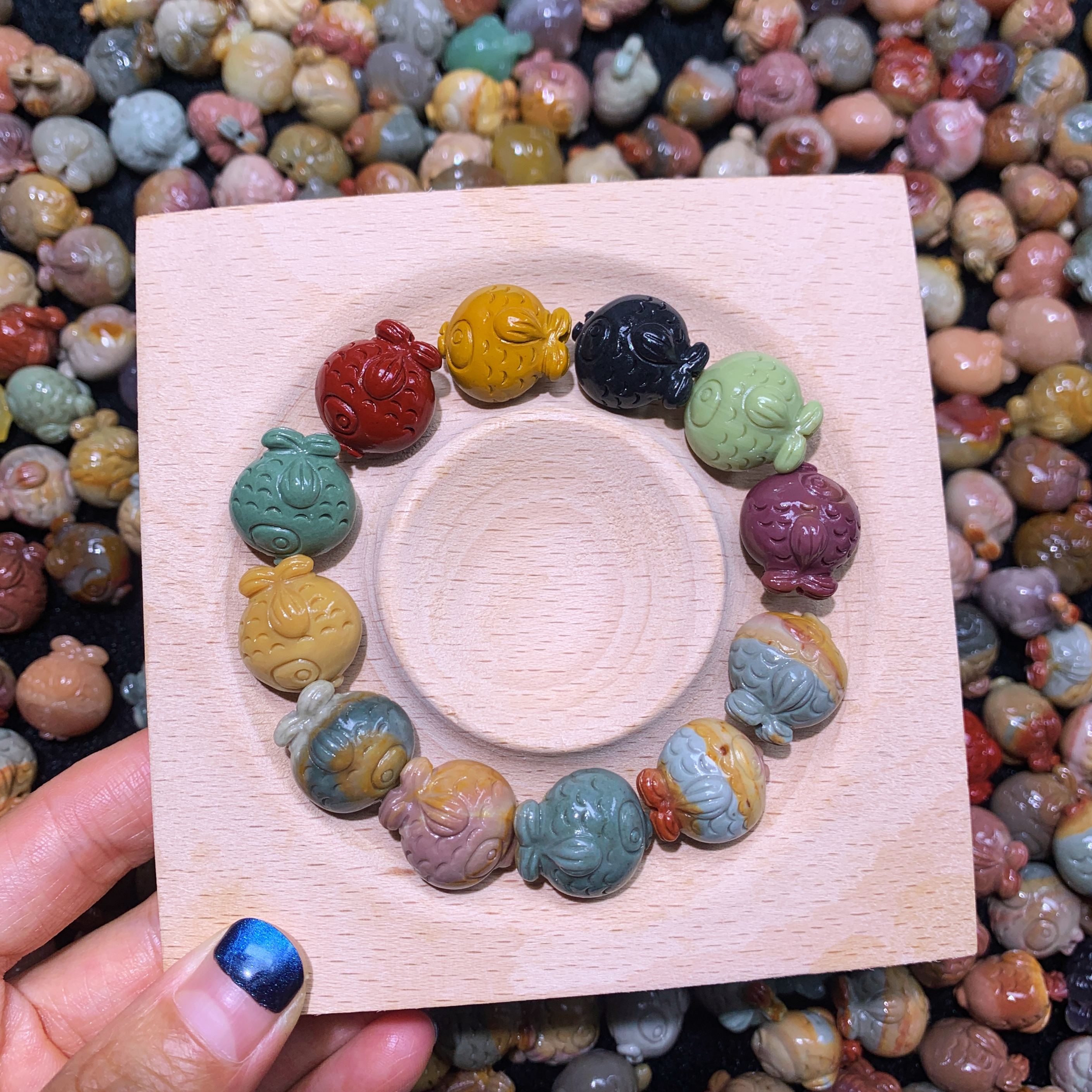 【als-ppy0604】Alashan Agate fish