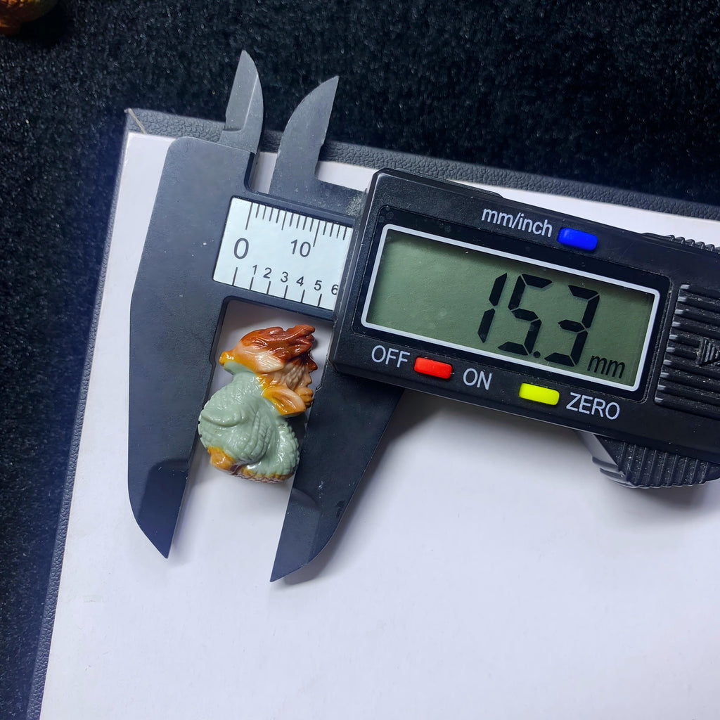 【5PCS】Alashan Agate Dragon