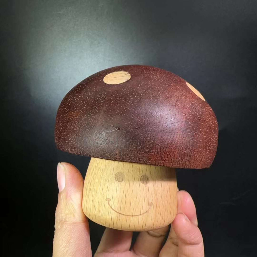 【Wood 】Mushroom Walnut Music Box蘑菇胡桃木音乐盒