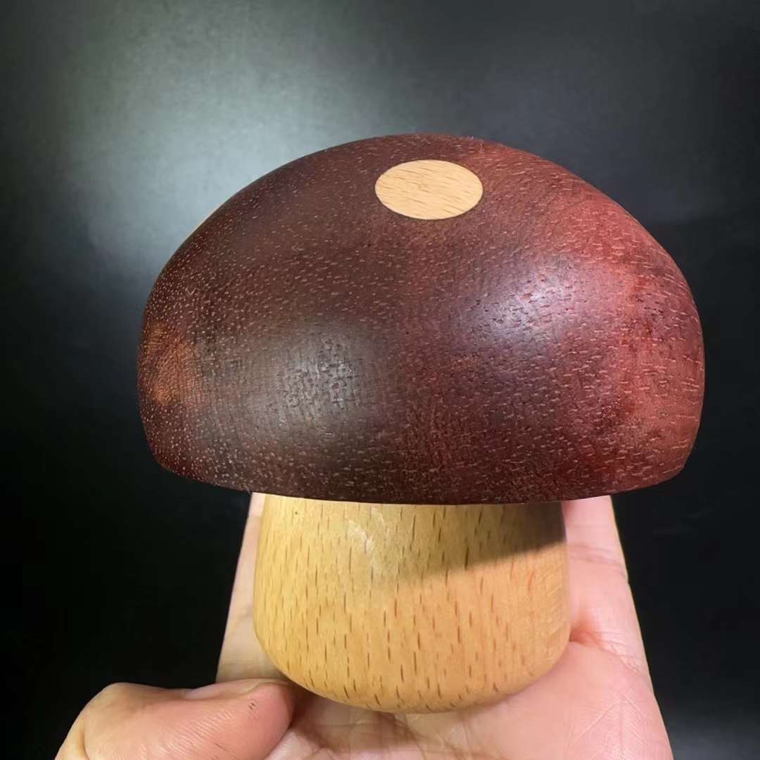 【Wood 】Mushroom Walnut Music Box蘑菇胡桃木音乐盒