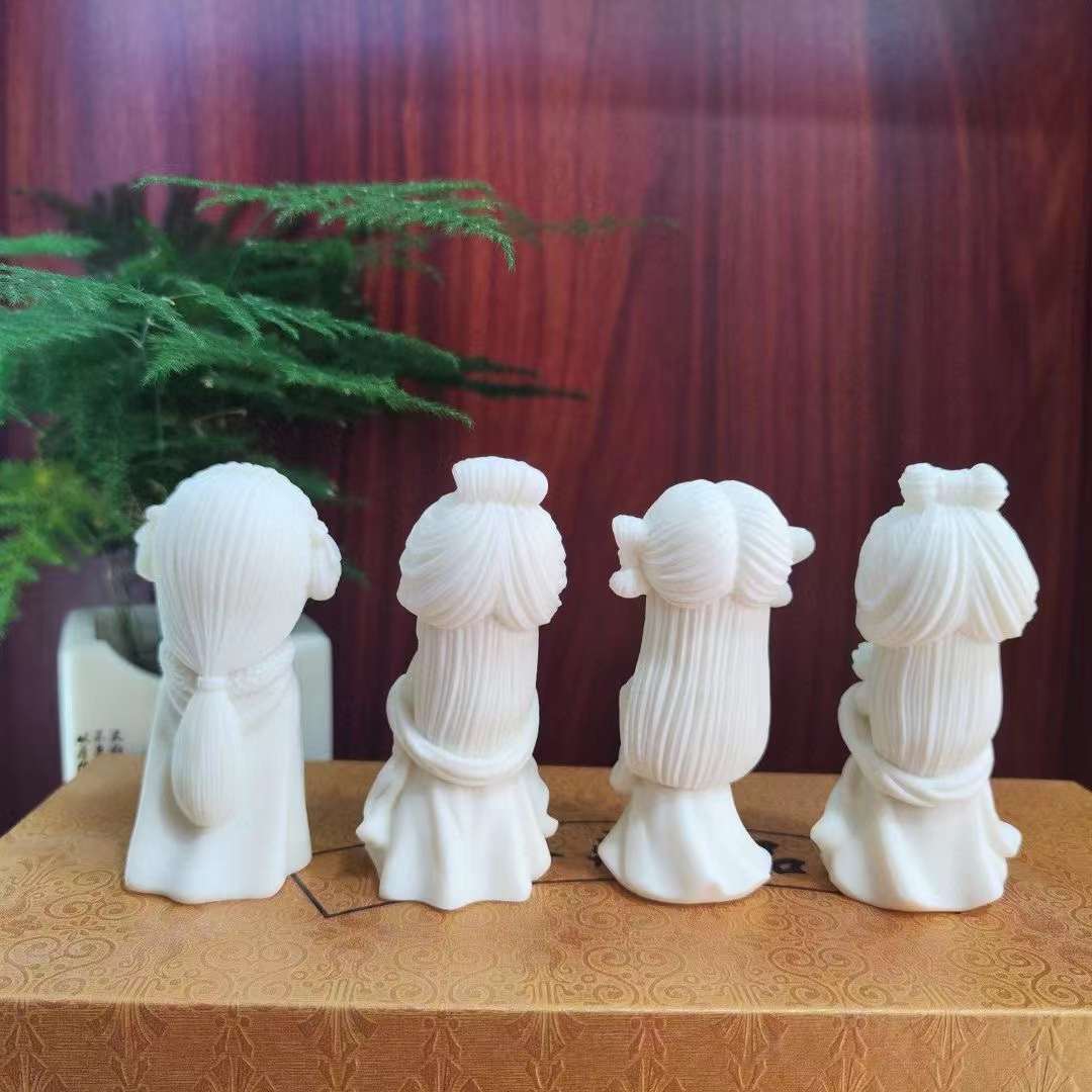 【Wood】Ivory Fruit Four Beauties象牙果四大美女