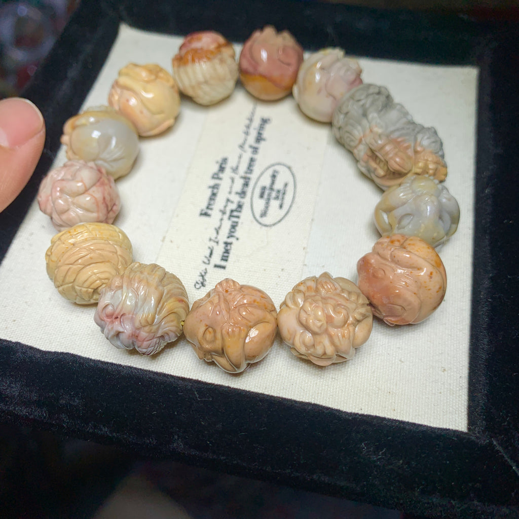 【Alashan agate bracelets】12 Chinese zodiac animals 十二生肖手串
