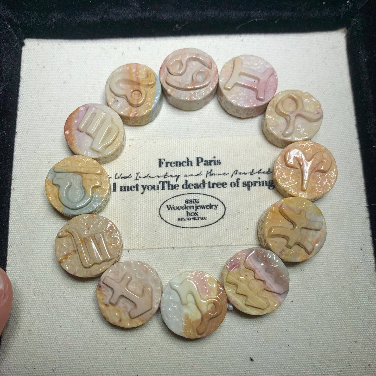 【Alashan agate bracelets】12 Zodiac Signs 12星座手串