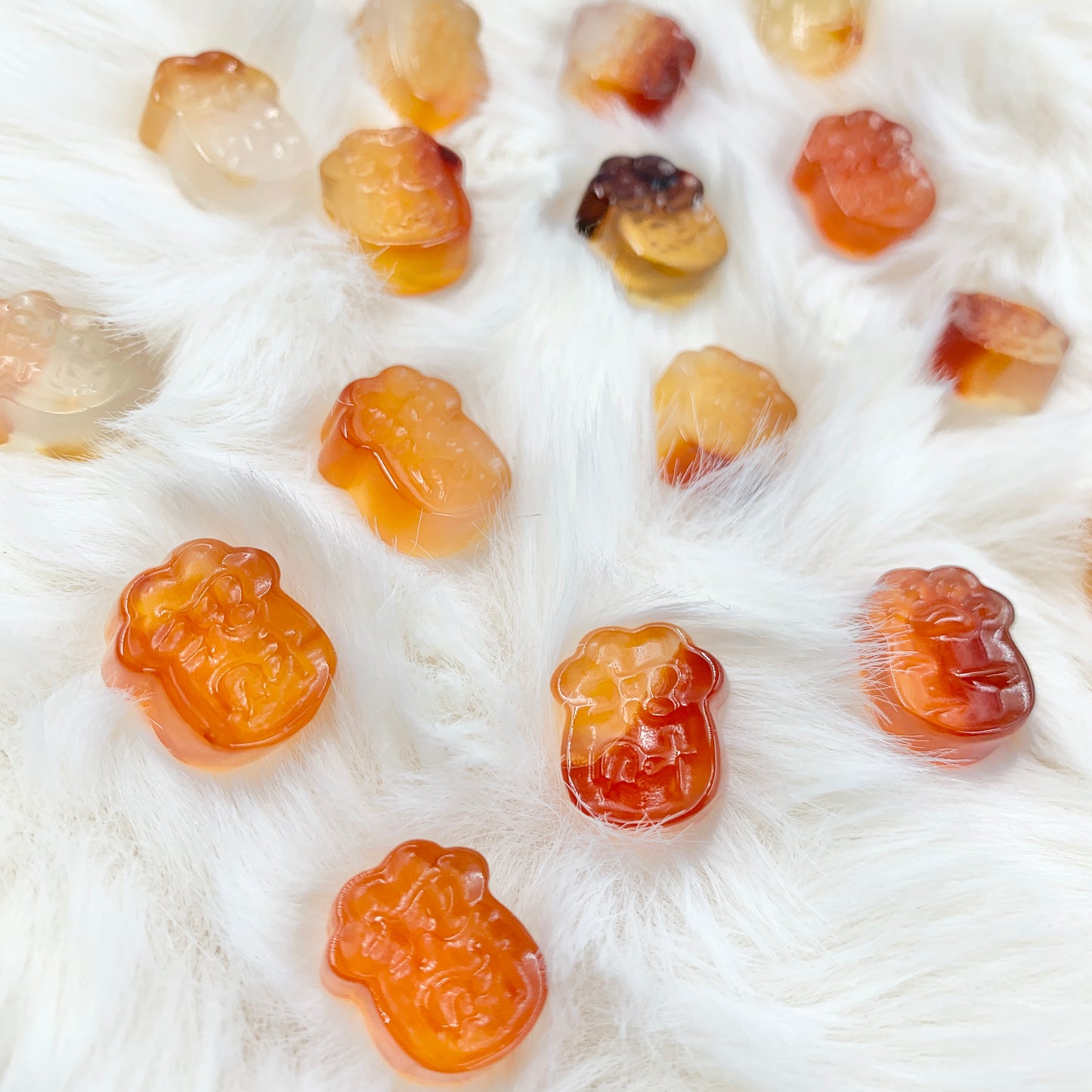 【Alashan Agate】Jelly lucky cat claw