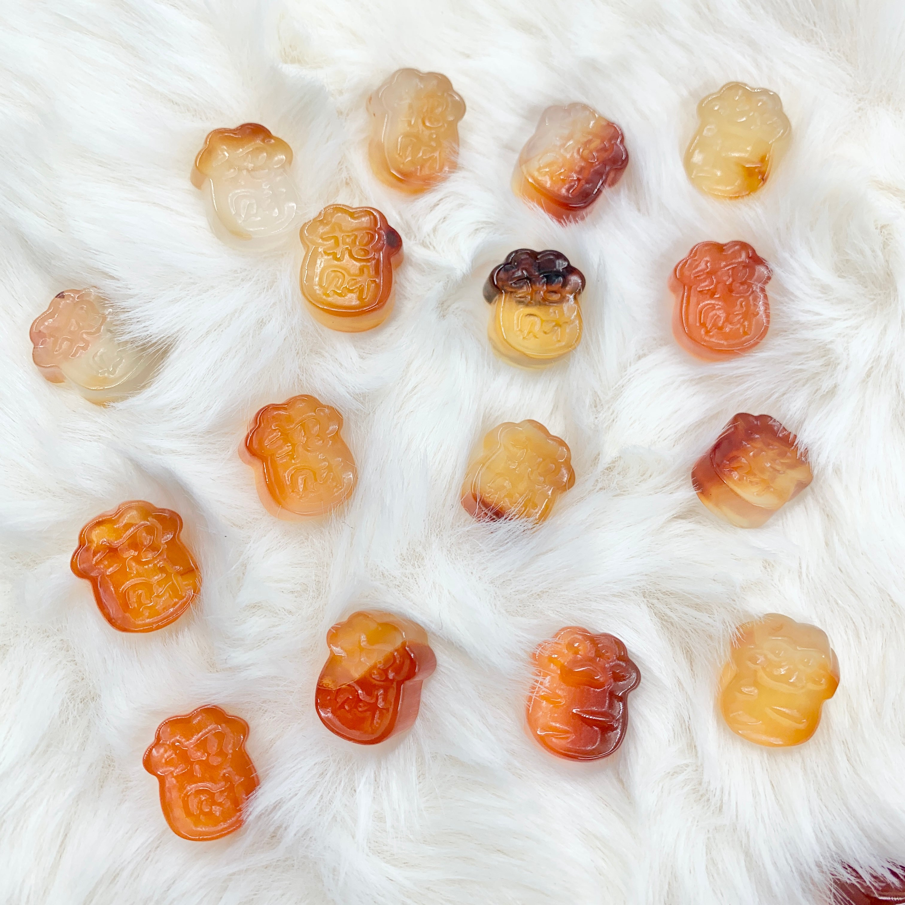 【Alashan Agate】Jelly lucky cat claw