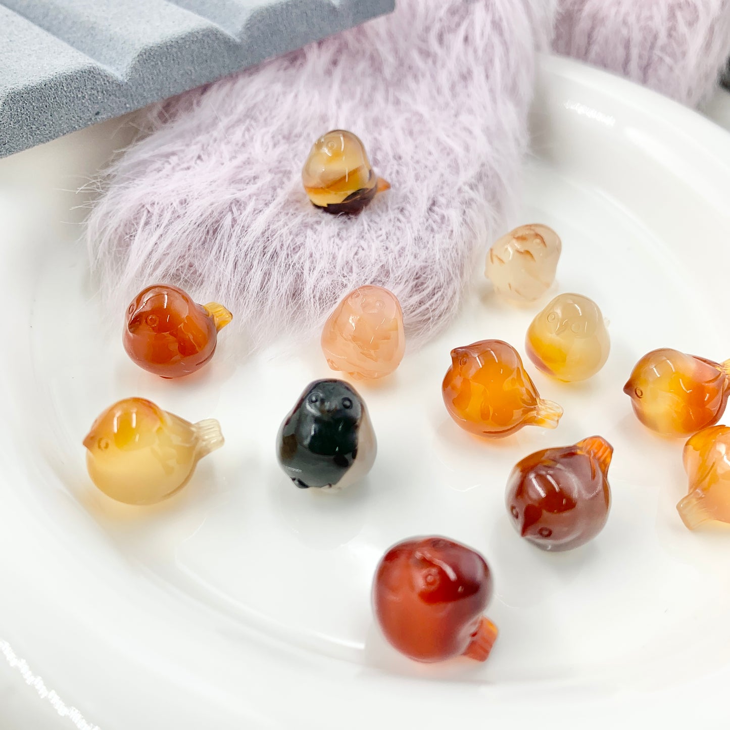 【Alashan Agate】 jelly birds