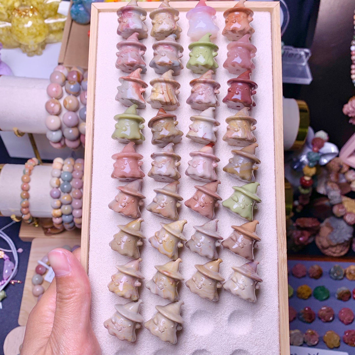 【Alashan Agate】    Halloween ghosts