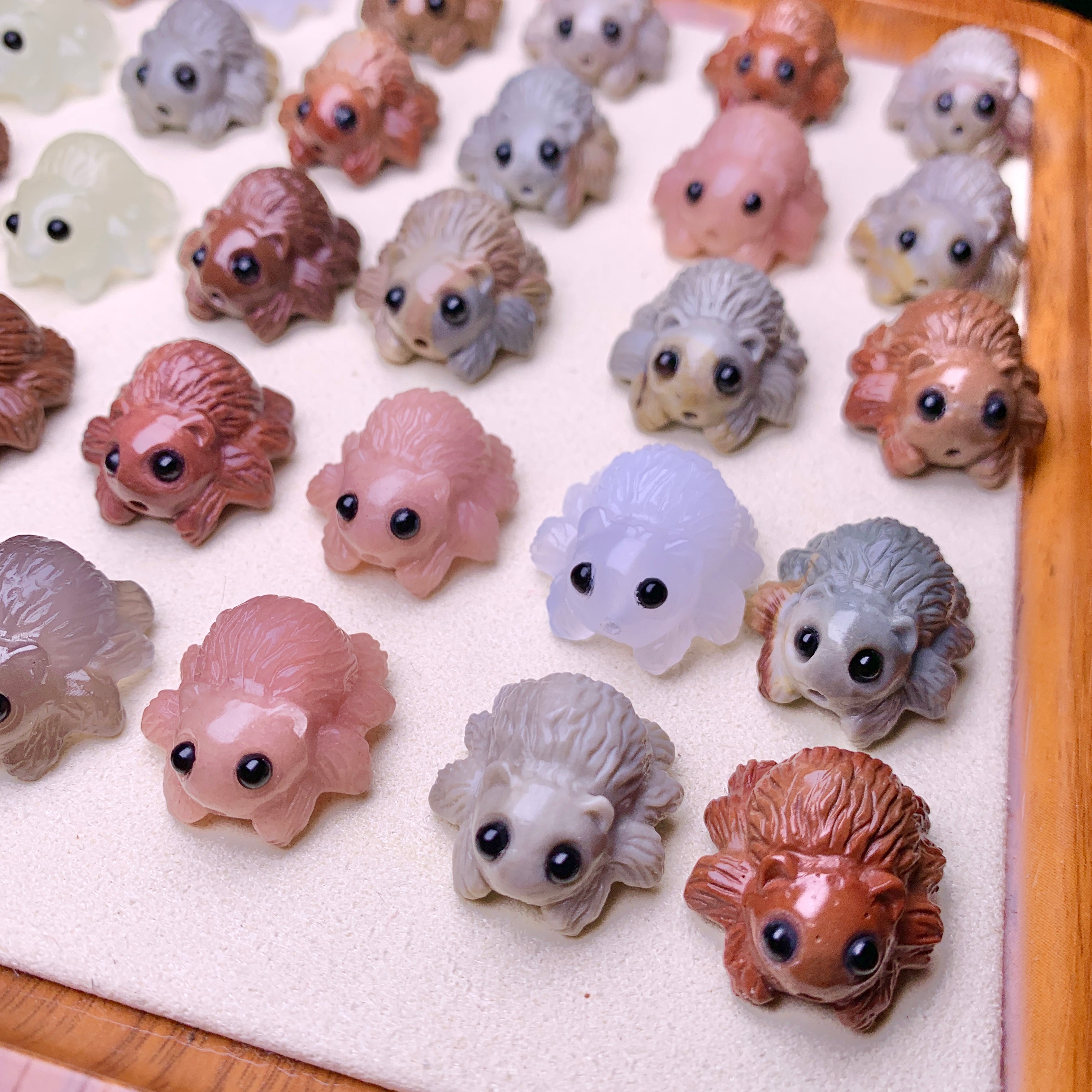 【Agate d'Alashan】 Araignées d'Halloween