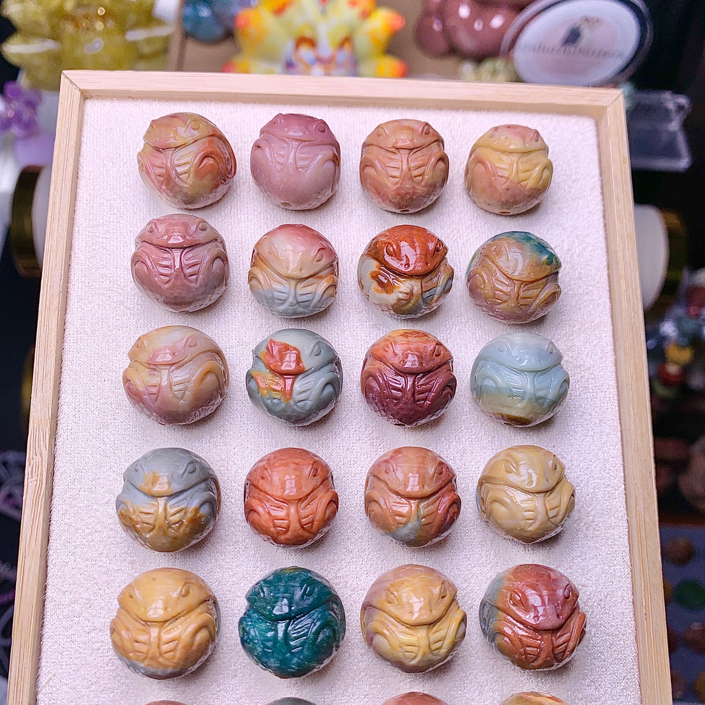 【Alashan Agate】 Snakehead bead