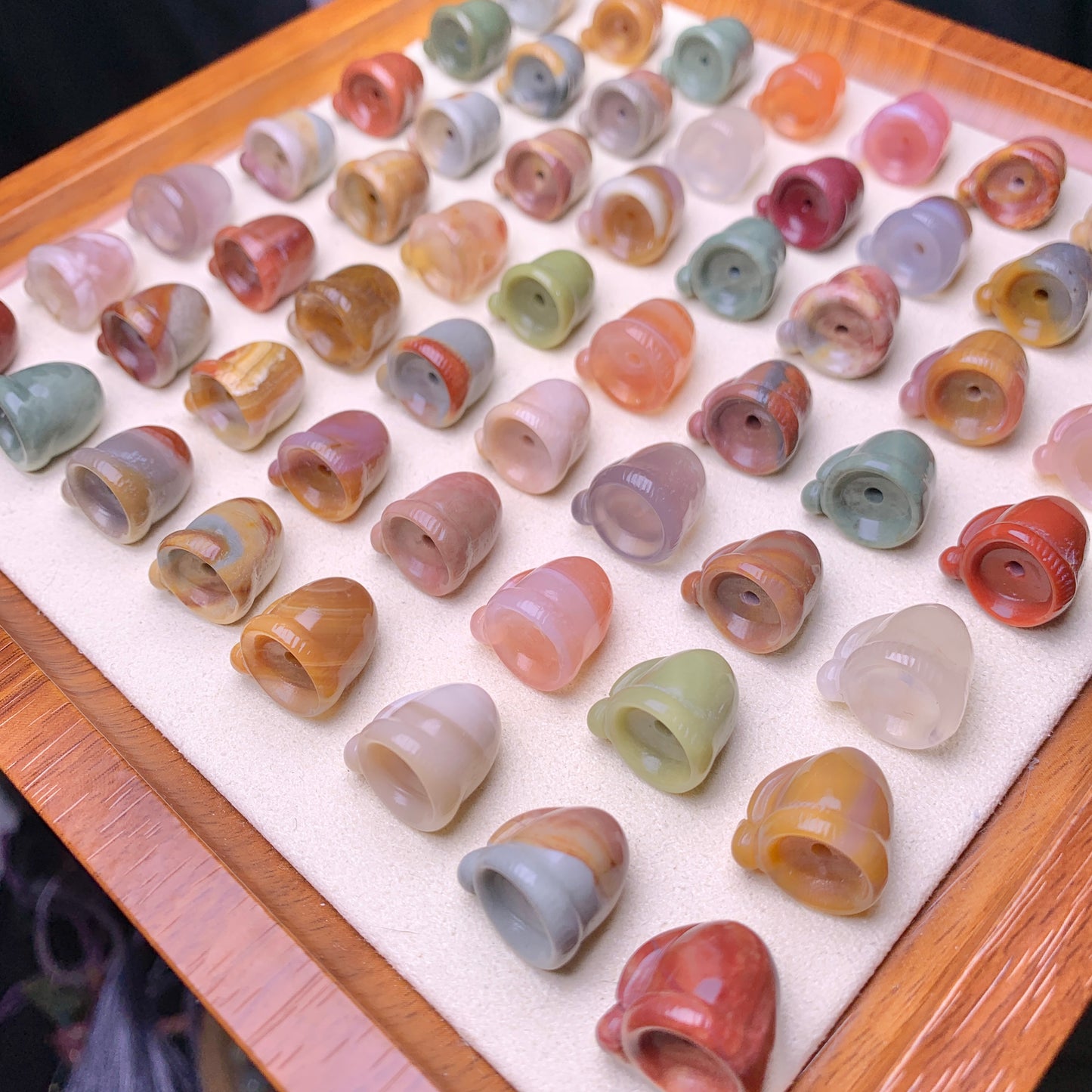 【Alashan Agate】 Christmas hat