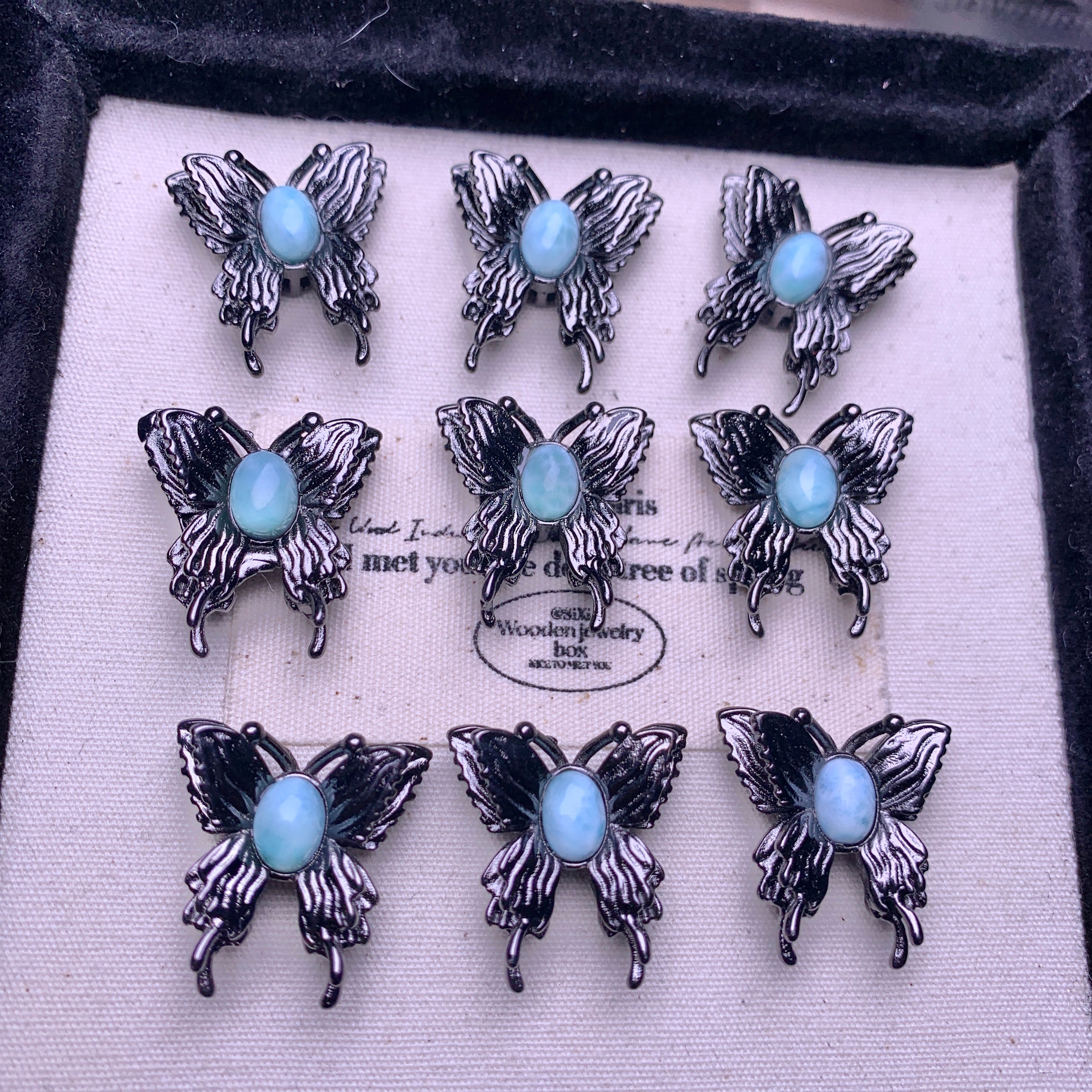 【Larimar】butterfly box