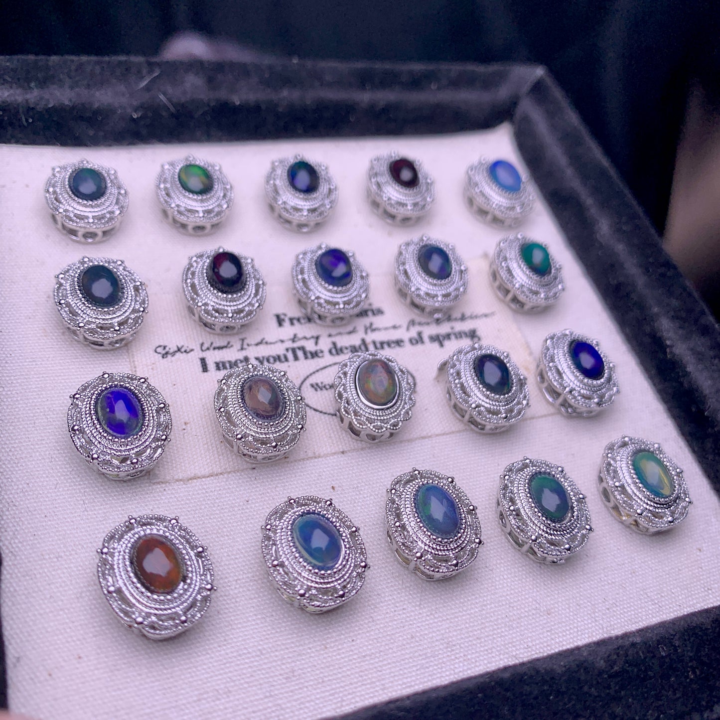 【Opal】Oval box