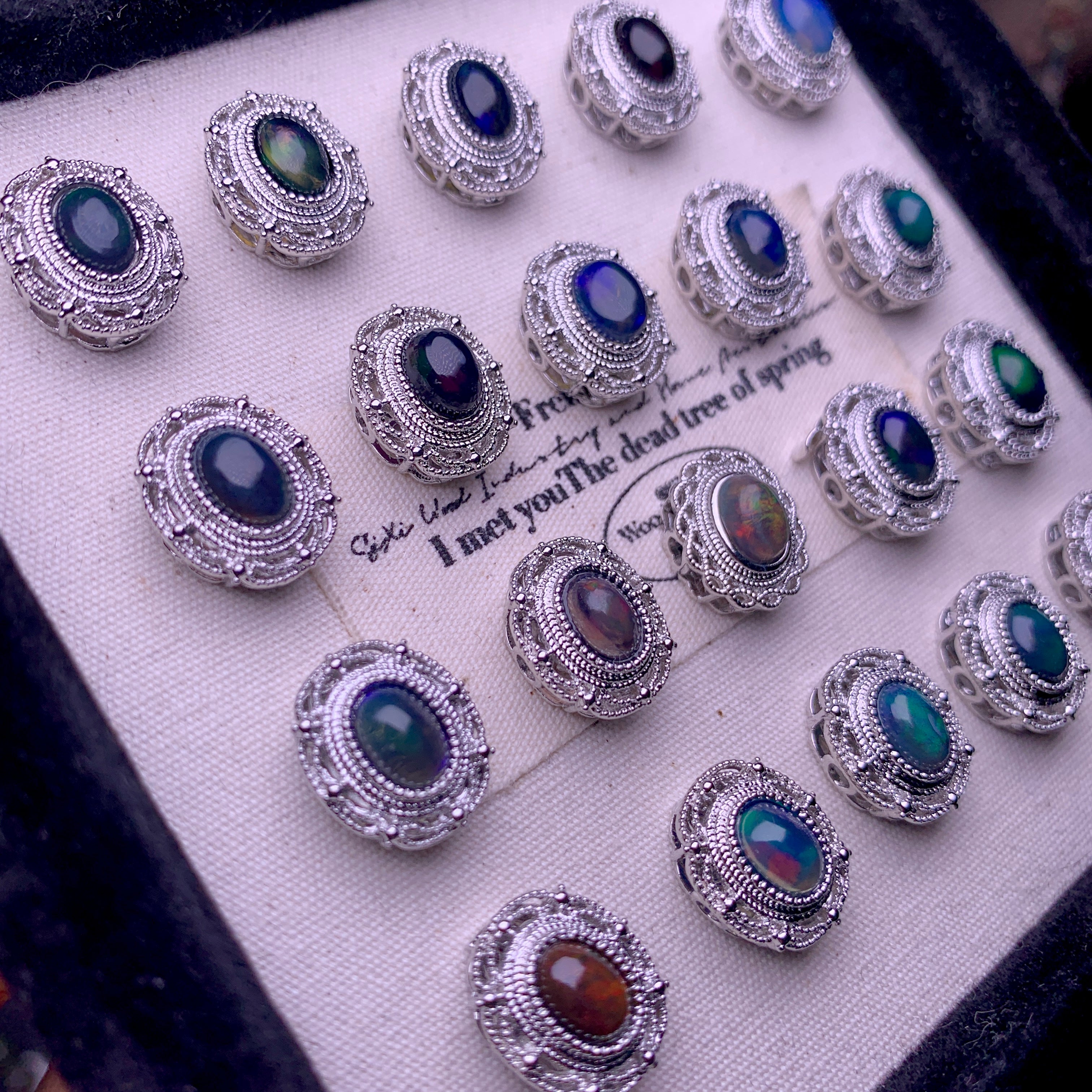 【Opal】Oval box