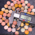 Natural Alashan Agate Peony charms