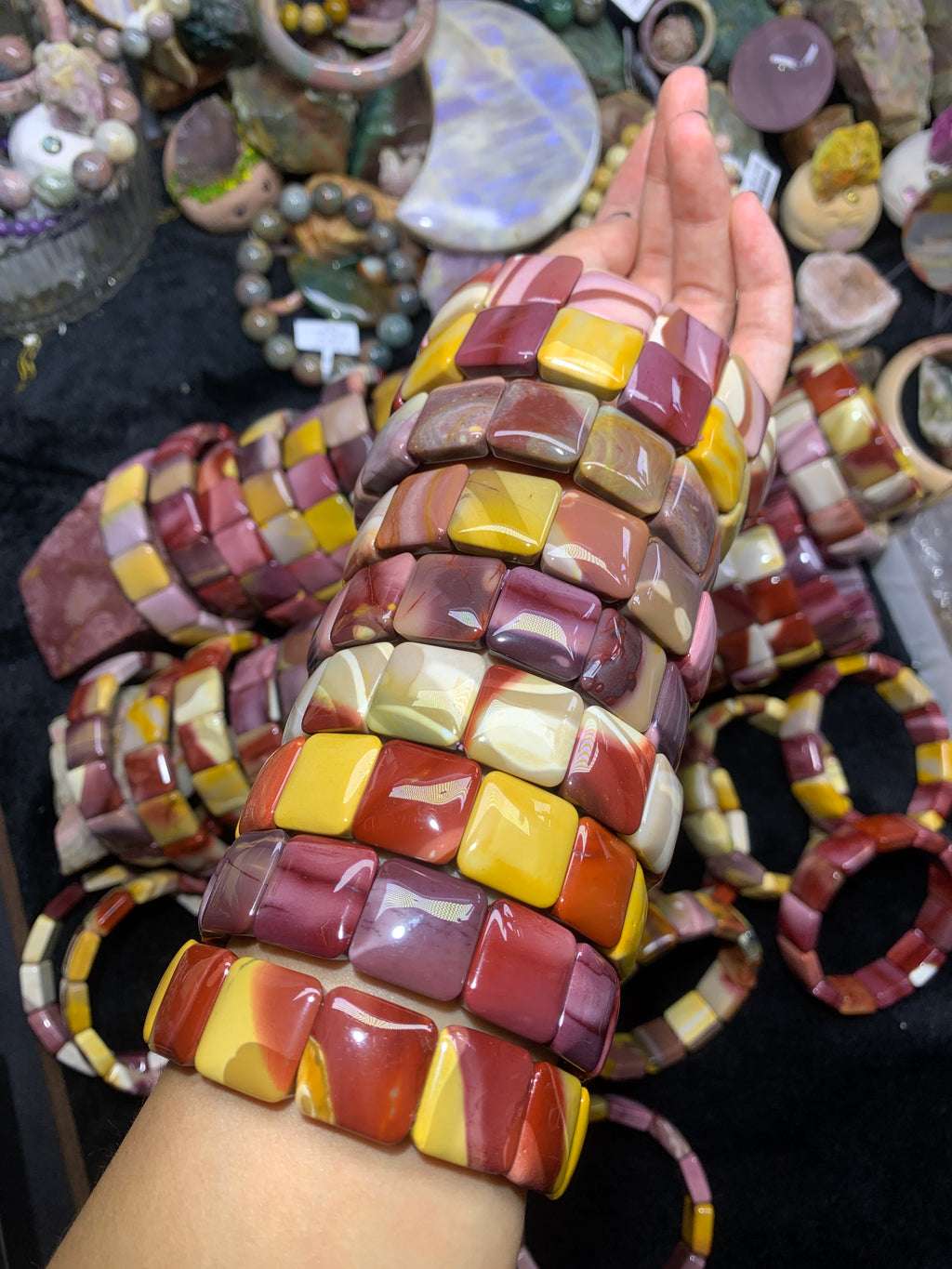【Mookaite】soft bangle