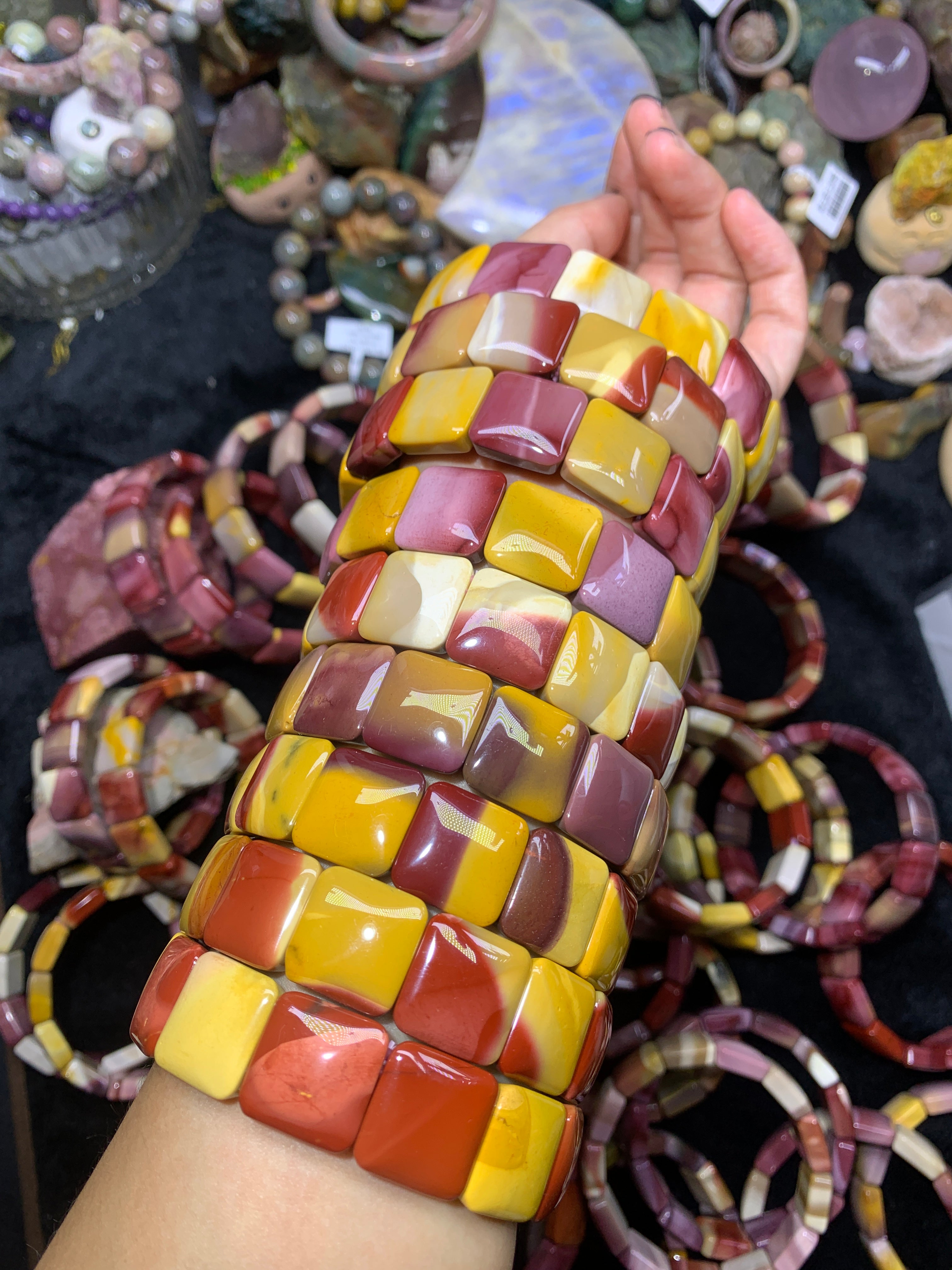 【Mookaite】soft bangle