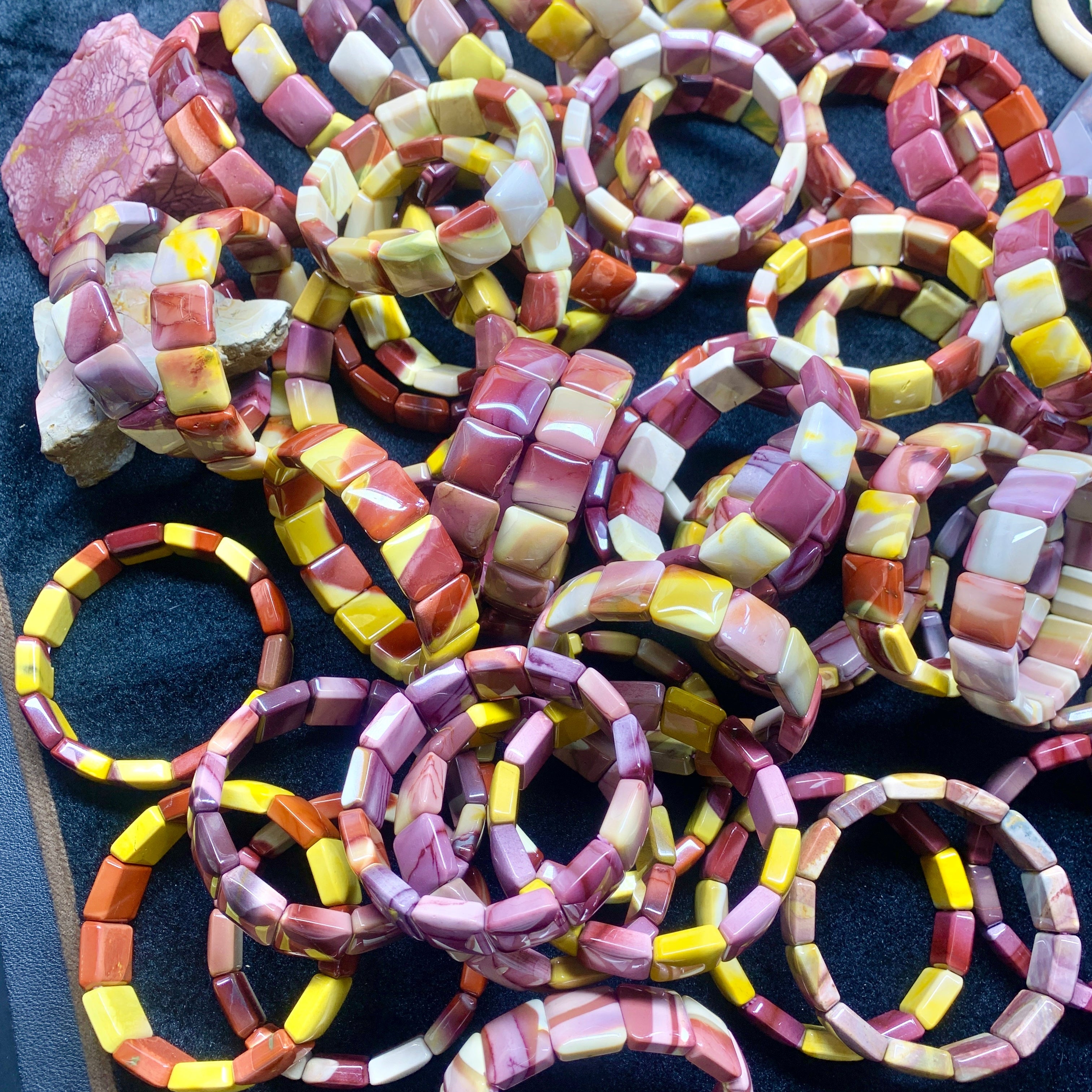 【Mookaite】soft bangle