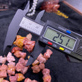 Natural Alashan Agate pink mango Relieve the beast carved charms