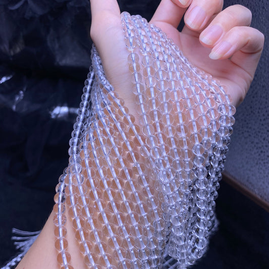 A+ clear quartz strands