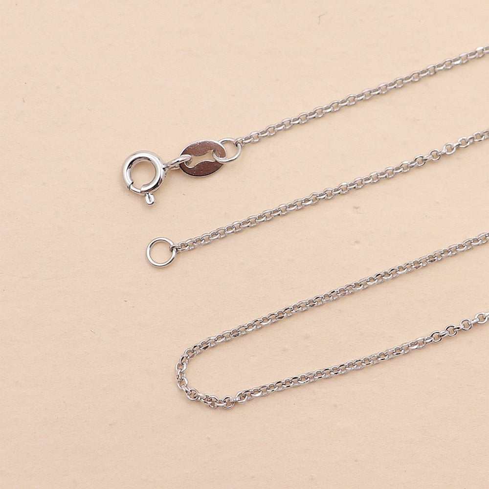 S925 Sterling Silver O-Chain/Collar Bone Chain