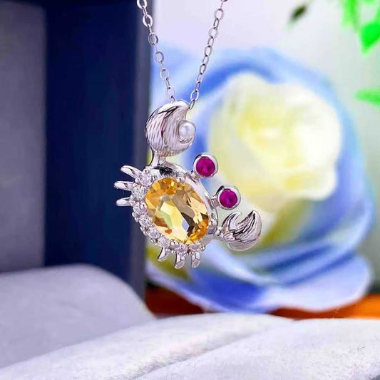 Natural Citrine Pendant