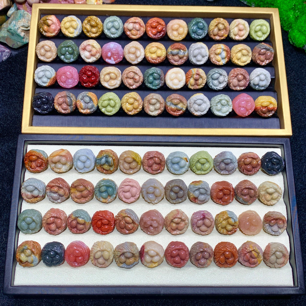 【5PCS】Alashan Agate Bird Nest