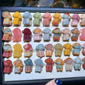 【5PCS】Alashan Agate Puppy Poodle