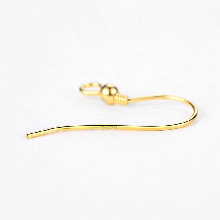 [S925] Ear Hooks for DIY Silver Earrings Jewelry Making Accessories