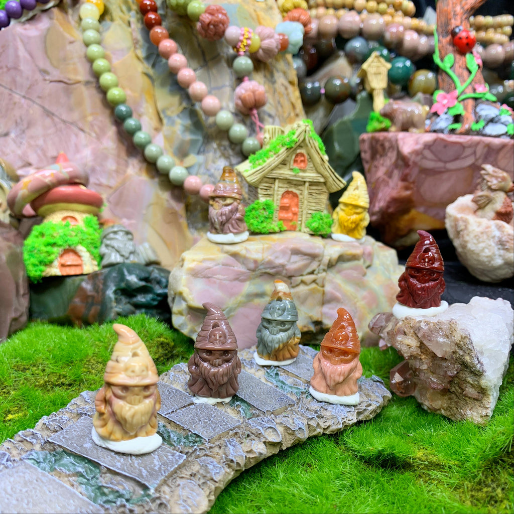【5PCS】Aalashan Agate ‌Gnome