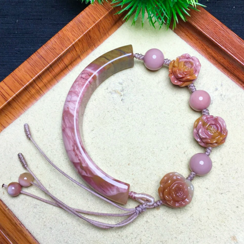 Alashan agate half bangles