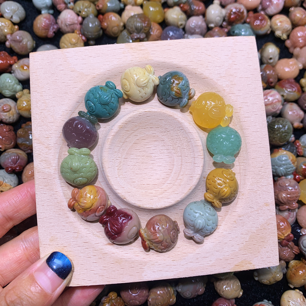 【als-ppy0604】Alashan Agate fish