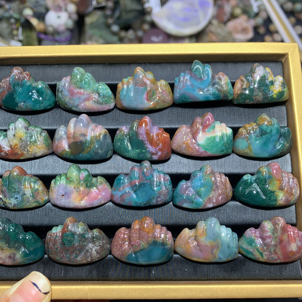 【5PCS】Indian Agate Mountain